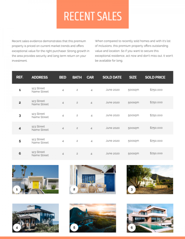 Property Information Sheet Real Estate Templates Jigglar