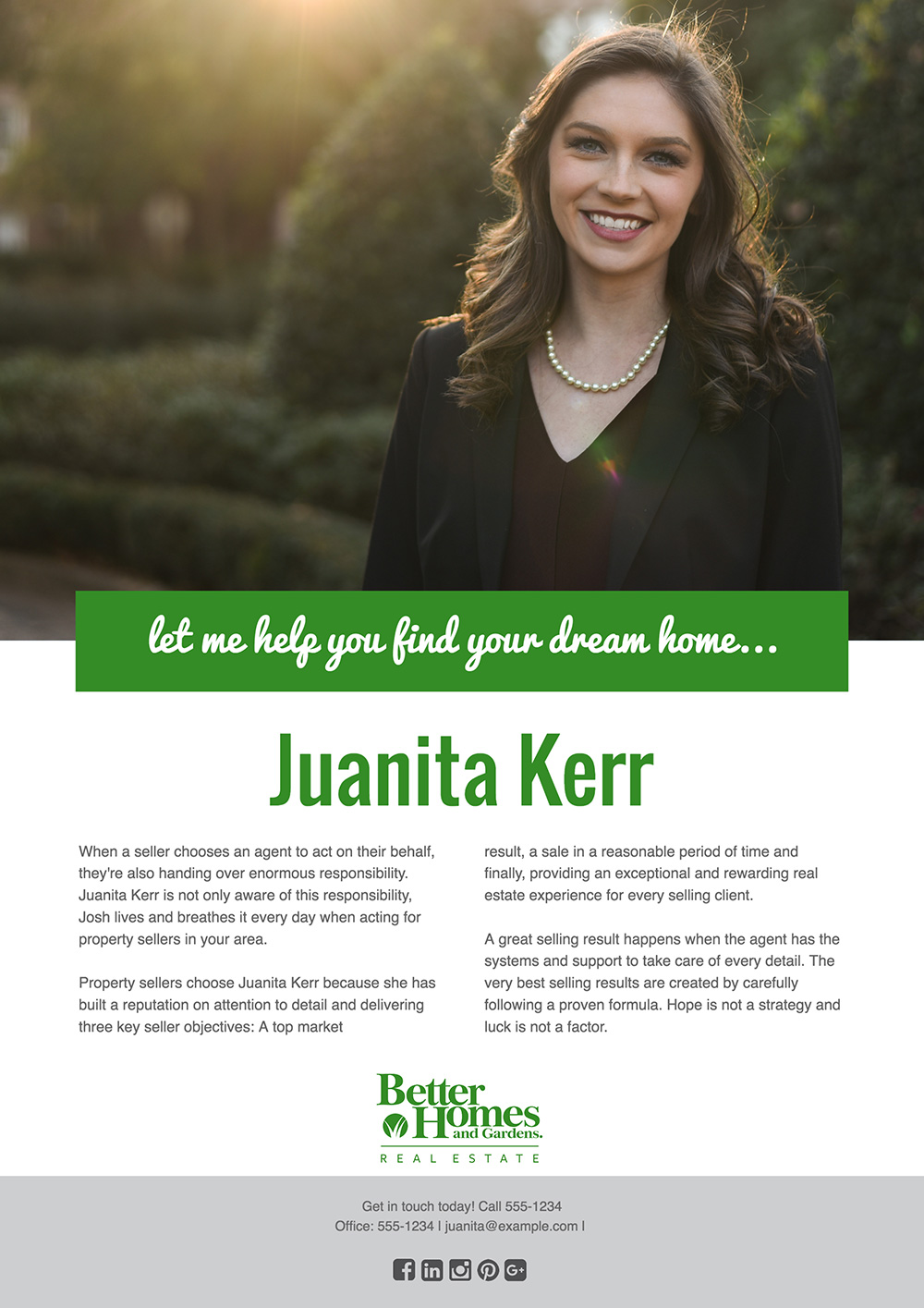 Agent Profile: How To Create A Real Estate Agent Flyer Template