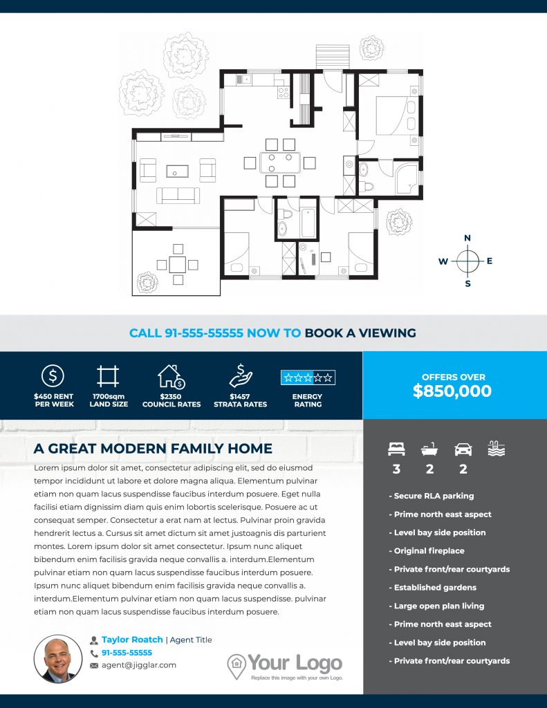 Open house flyer