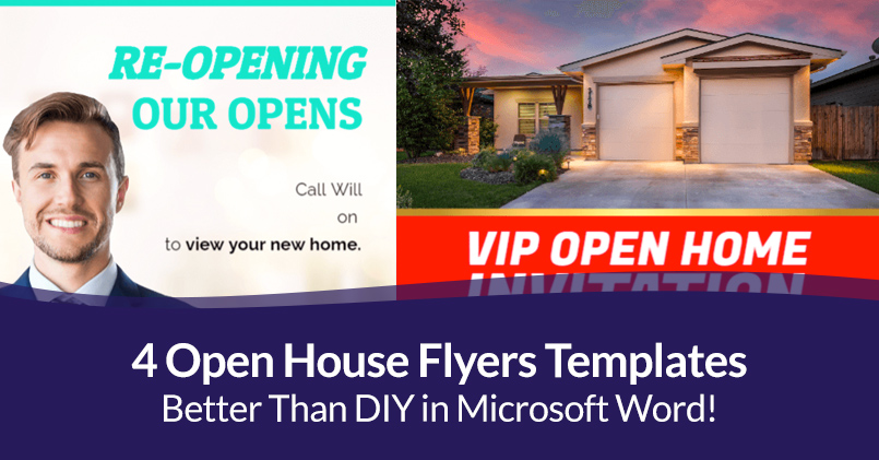 Read more about the article 4 Open House Flyers Templates That Are Better Than Doing It Yourself In Microsoft Word