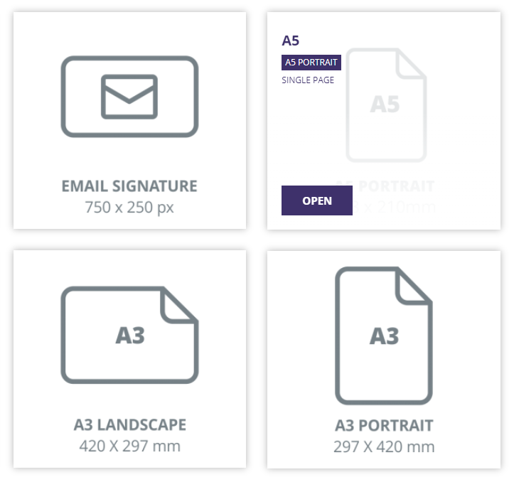 Choosing a page size to use for your real estate agent flyer design