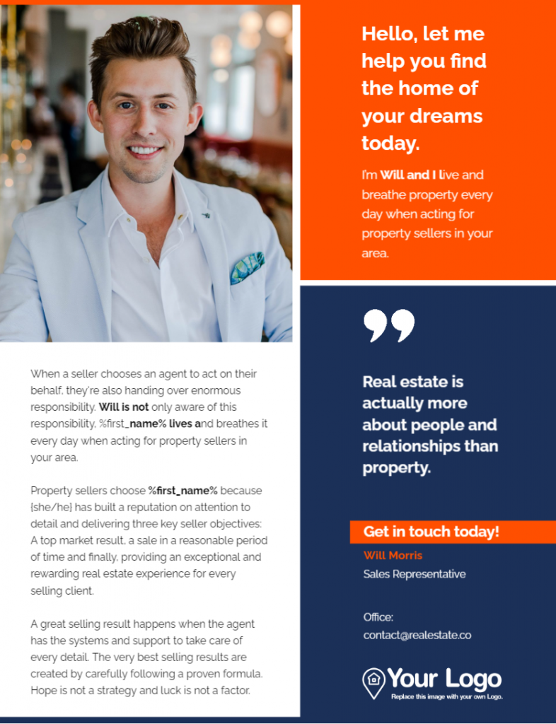 Realtor Bio Template