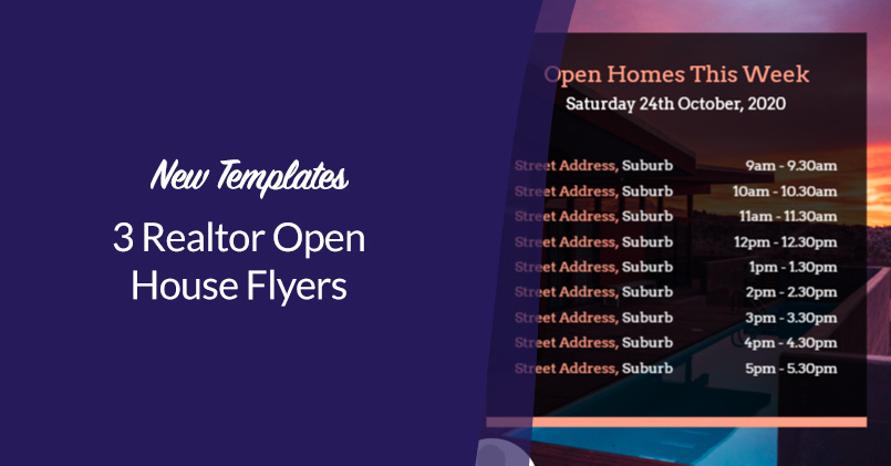 Read more about the article 3 Realtor Open House Flyers (New Templates)