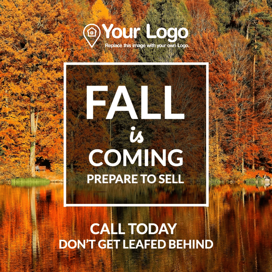 Fall is coming fall real estate template on Jigglar.