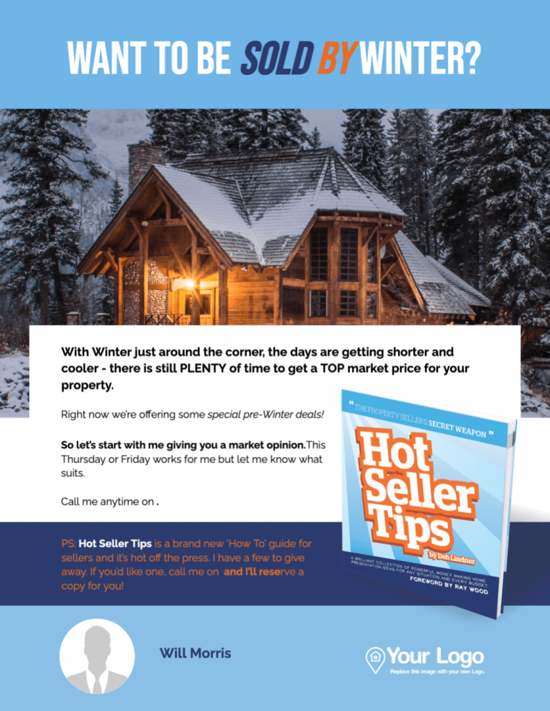 Sold by winter real estate flyer on Jigglar.