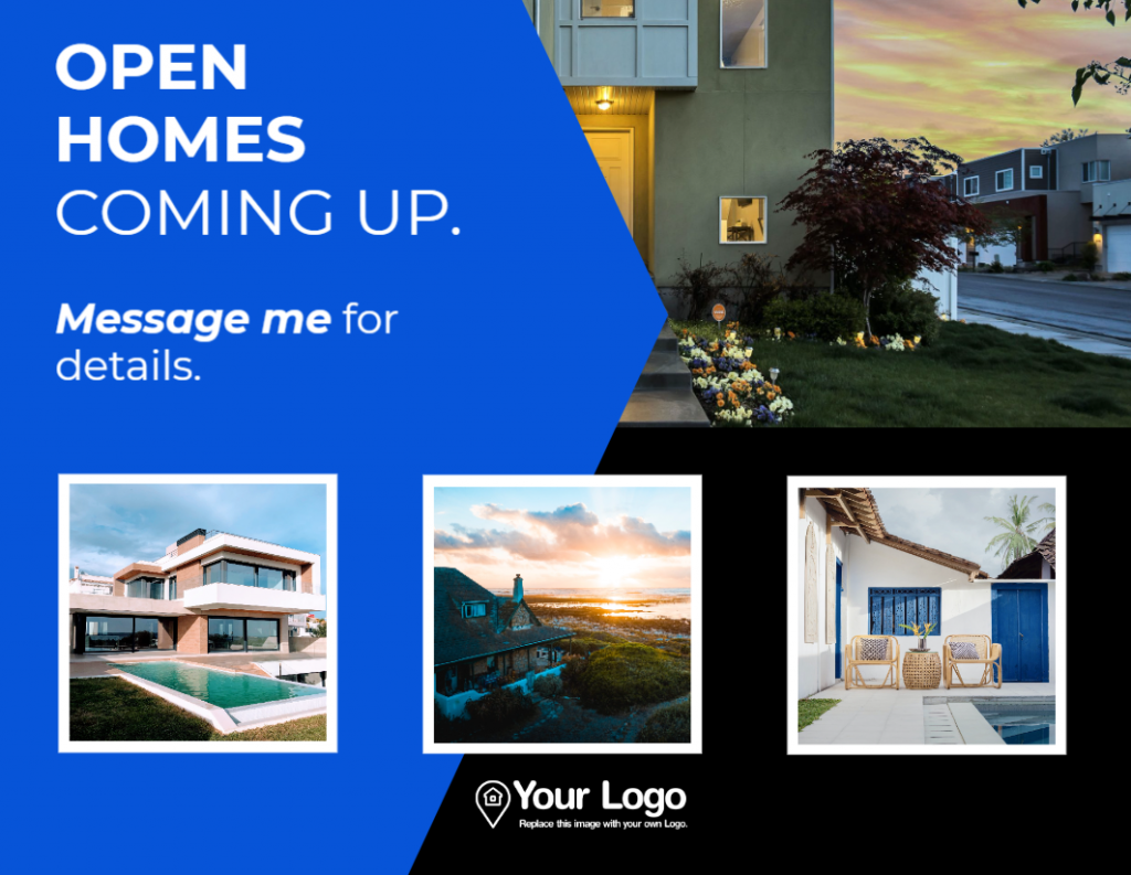 Upcoming open home social media ad