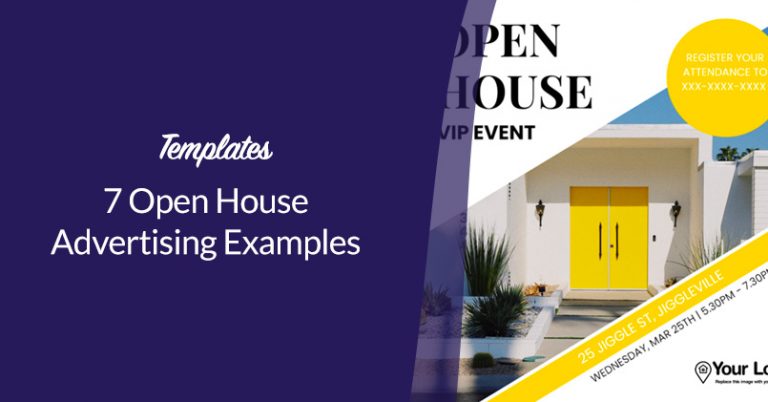 open house advertising examples