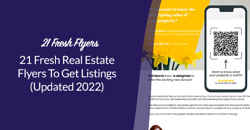 Read more about the article 21 Fresh Real Estate Flyers To Get Listings (Updated 2022)