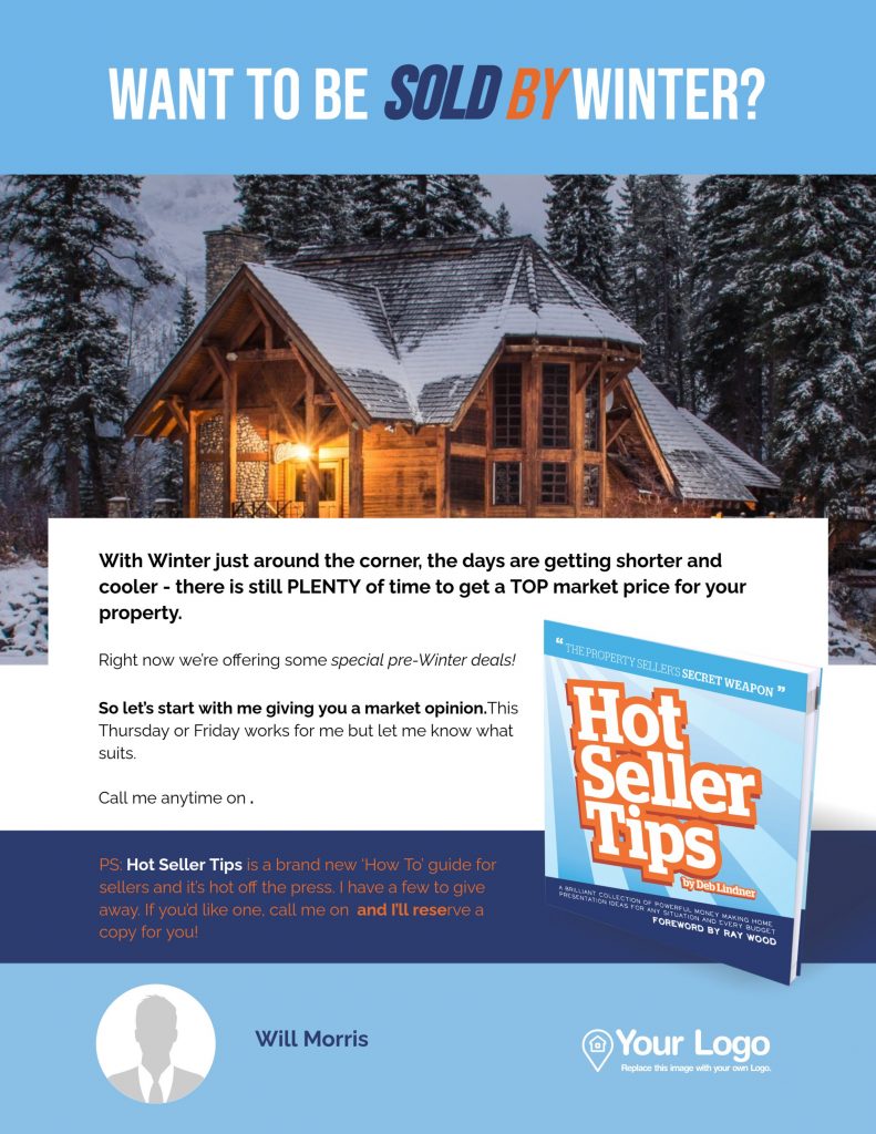 A Sold By Winter real estate flyer.