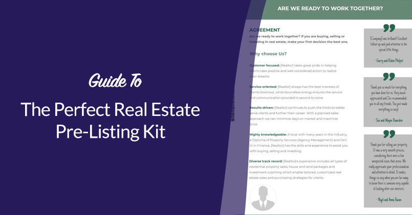 Guide To The Perfect Real Estate Pre-Listing Kit