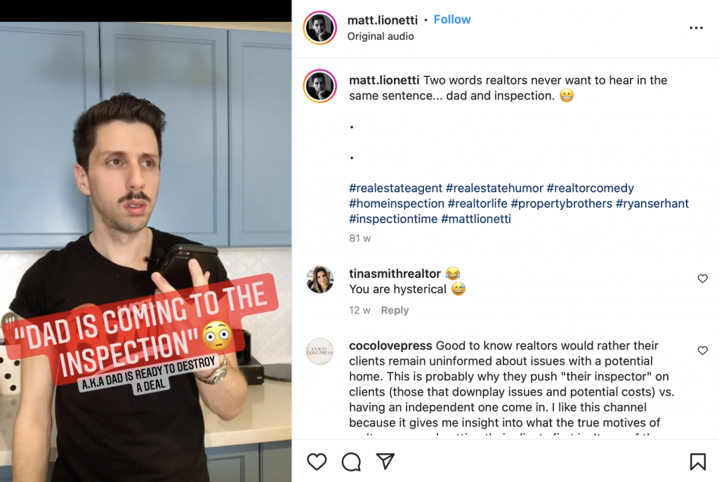 Fun Instagram video for real estate