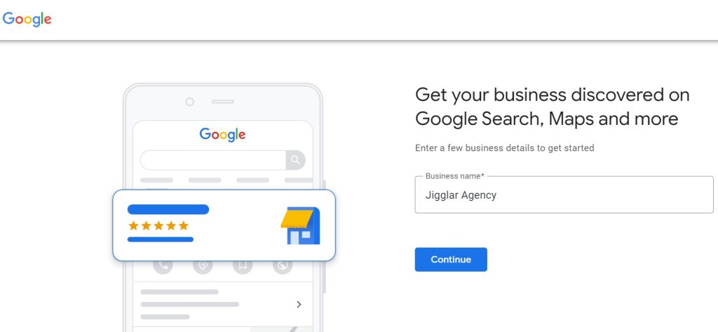 Creating a Google My Business profile for a real estate agency
