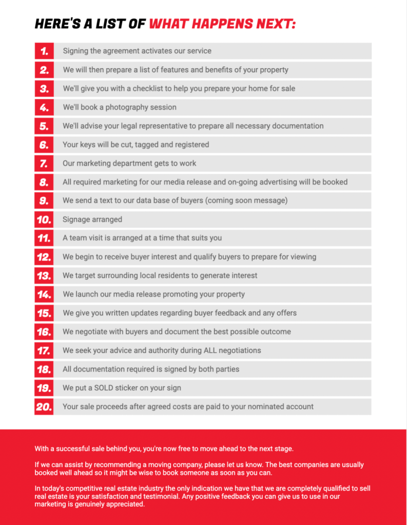 A Jigglar checklist for selling a house