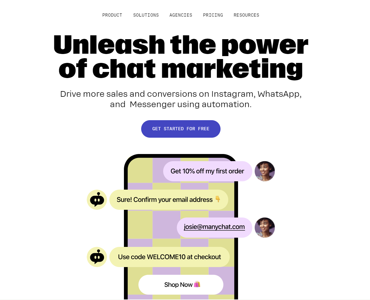 Automate social media messages with ManyChat